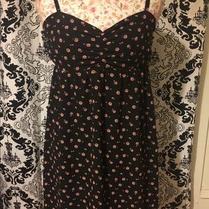 Forever 21 black floral dress